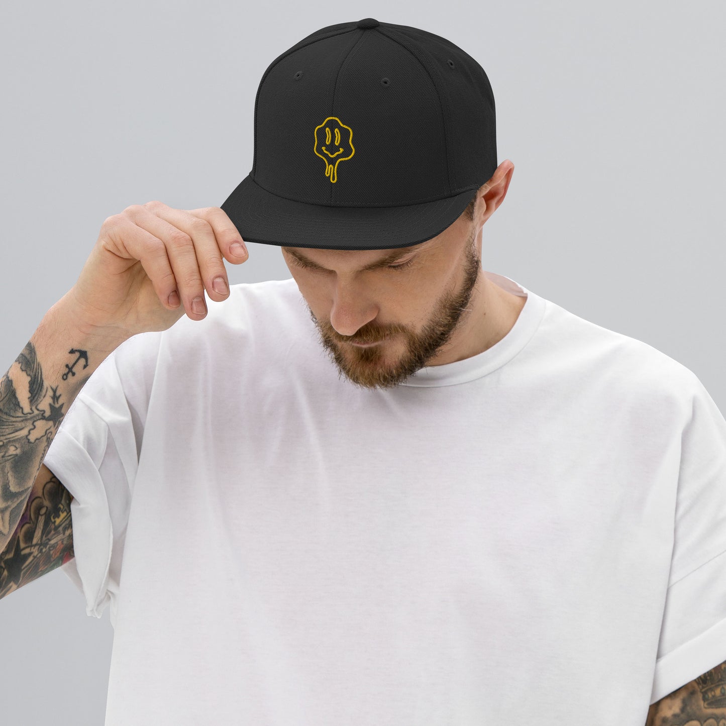 Melting Smiley Snapback