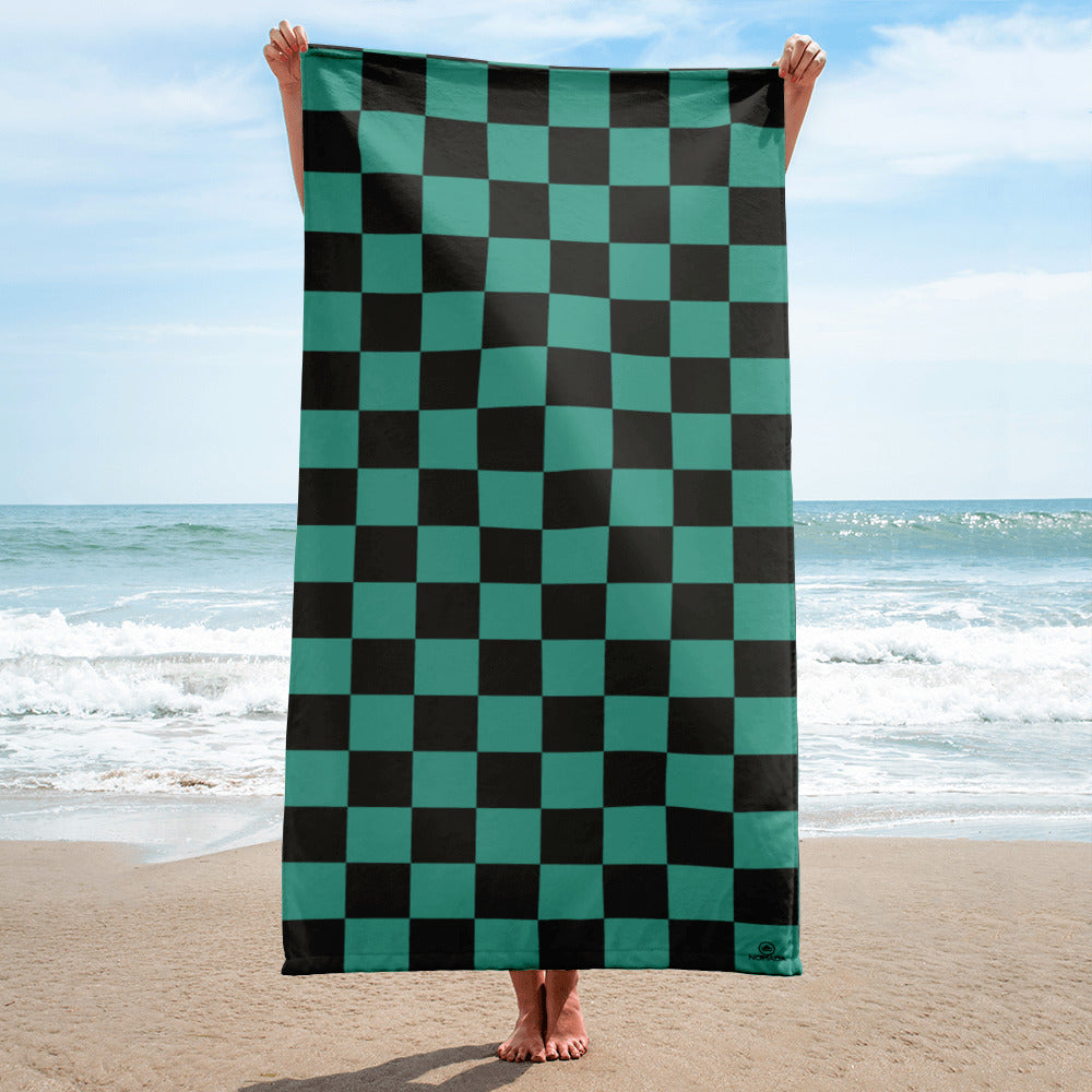 CHAORAS Hand Towel - Black (Checkered) – BLUE IN GREEN SOHO